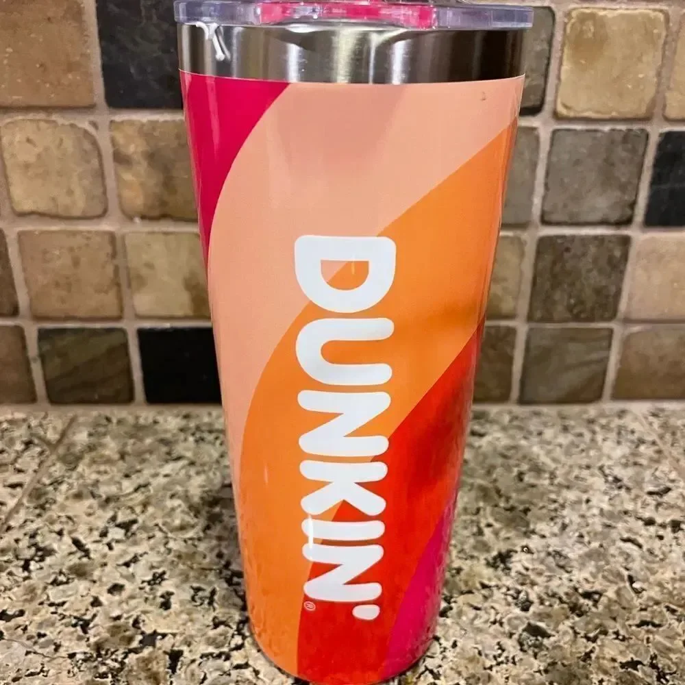 Dunkin Donuts 2023 20 Ounce Metal Coffee Tumbler
